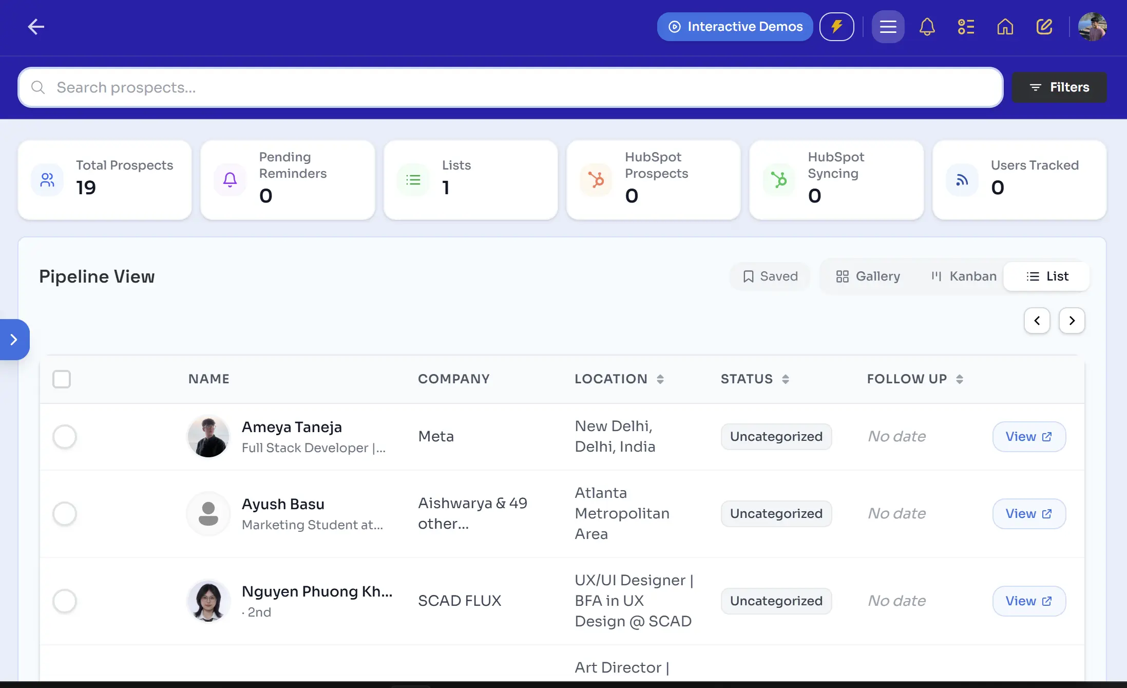 Pursue Networking screenshot 2